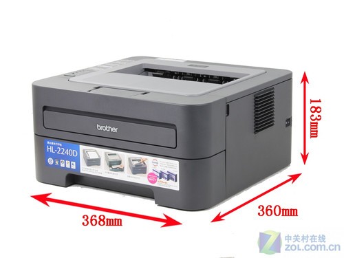 高速入门级激光更精细 兄弟2240D首测 
