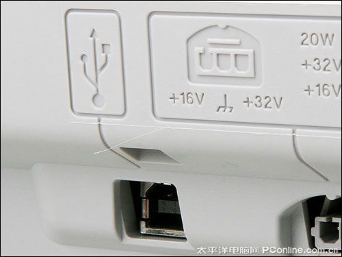 惠普C4488背部接口