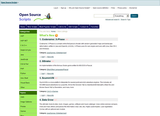 Open Source Scripts