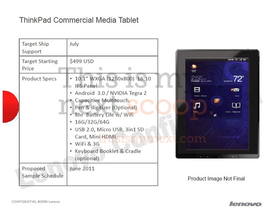 联想确认将发布Android和Windows平板产品