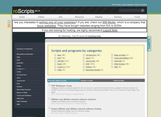 roScripts (beta)