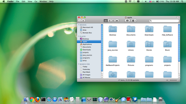 Mac OSx 的桌面