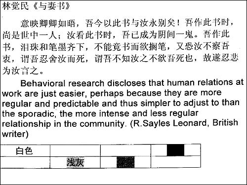 标准模式输出扫描效果