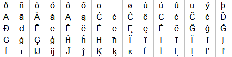 Unicode 速查手册