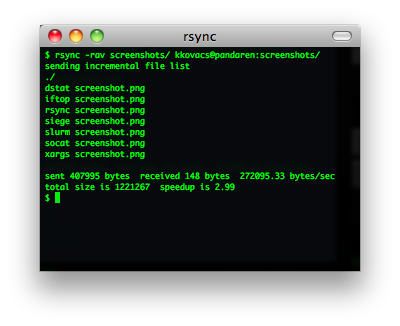 rsync