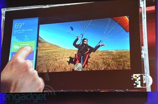 微软首次展示Windows 8