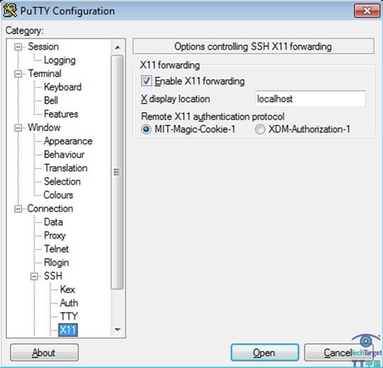 PuTTY配置,SSH,红帽
