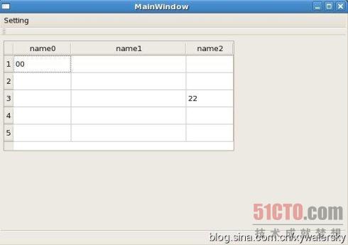 解析 QT Creator TableWidget控件的使用