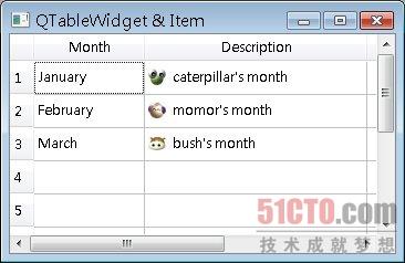 详解 QT Tablewidget 那些事