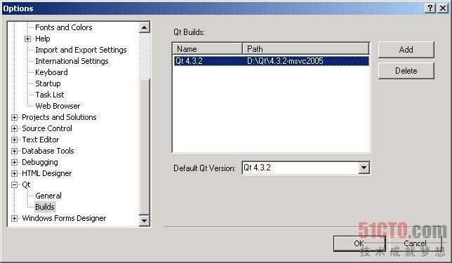 详细讲解在Visual Studio 2005环境安装配置 Qt 4.3.2 