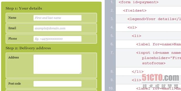30余个非常实用的HTML5实例、教程和技巧
