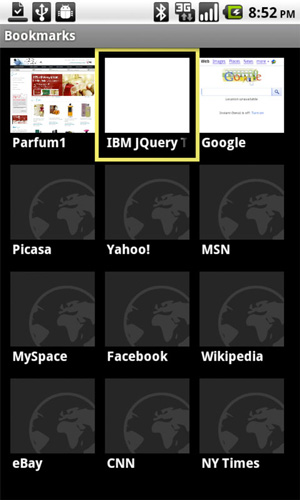 选择您的 web 应用程序的屏幕截图