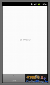 android tabbar