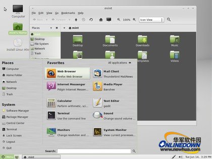 最适合台式机使用的Linux发行版：Linux Mint 11