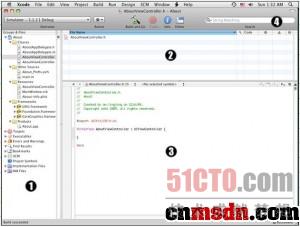 iPhone 开发技术指南 Xcode 窗口
