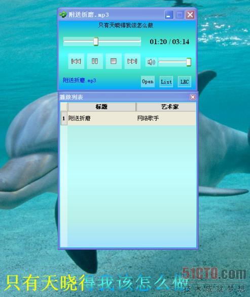 Qt软件 音乐播放器