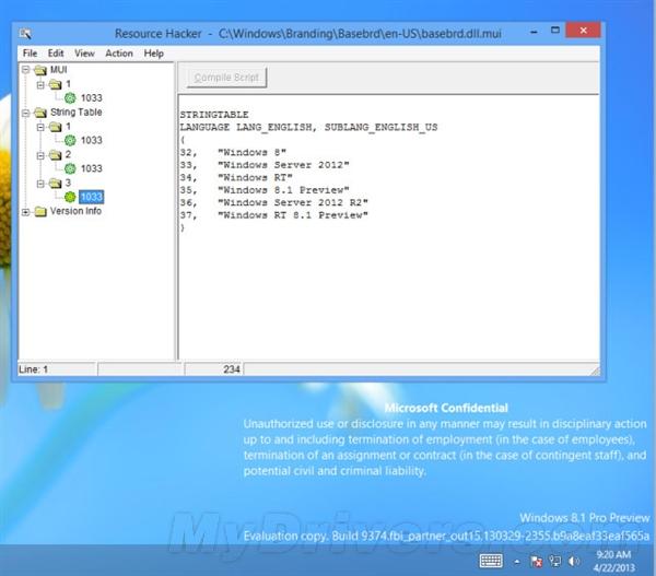 Windows RT 8.1首度亮相