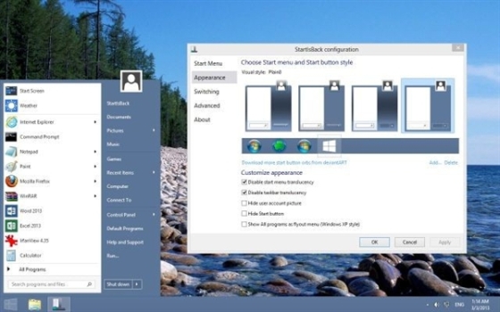 找回Win8开始按钮StartisBack2.0正式发布