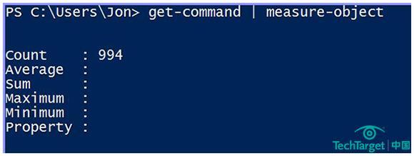 图1. 使用Get-Command列出当前PowerShell会话中的所有命令