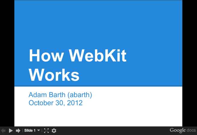 how webkit works