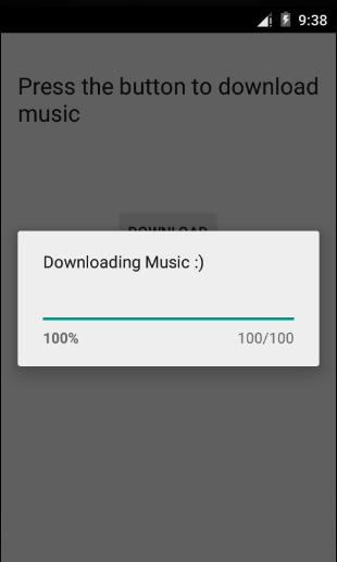And	roid ProgressDialog