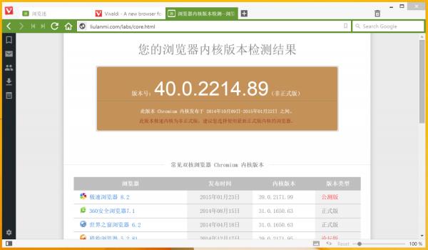 浏览器新兵介绍：基于Blink 内核的Vivaldi浏览器