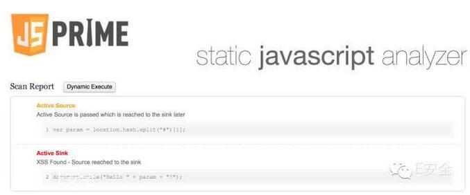 Jsprime&mdash;&mdash;一款JavaScript静态安全分析工具