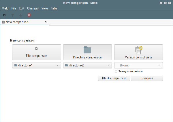 选择比较的文件夹