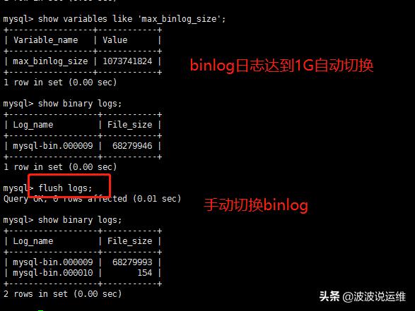 关于Mysql数据库清理binlog日志命令总结