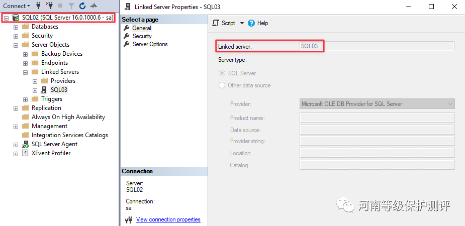 图 19：SQL02有一个 SQL 链接SQL03