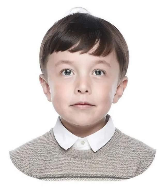 妙鸭相机生成的少年萌版马斯克