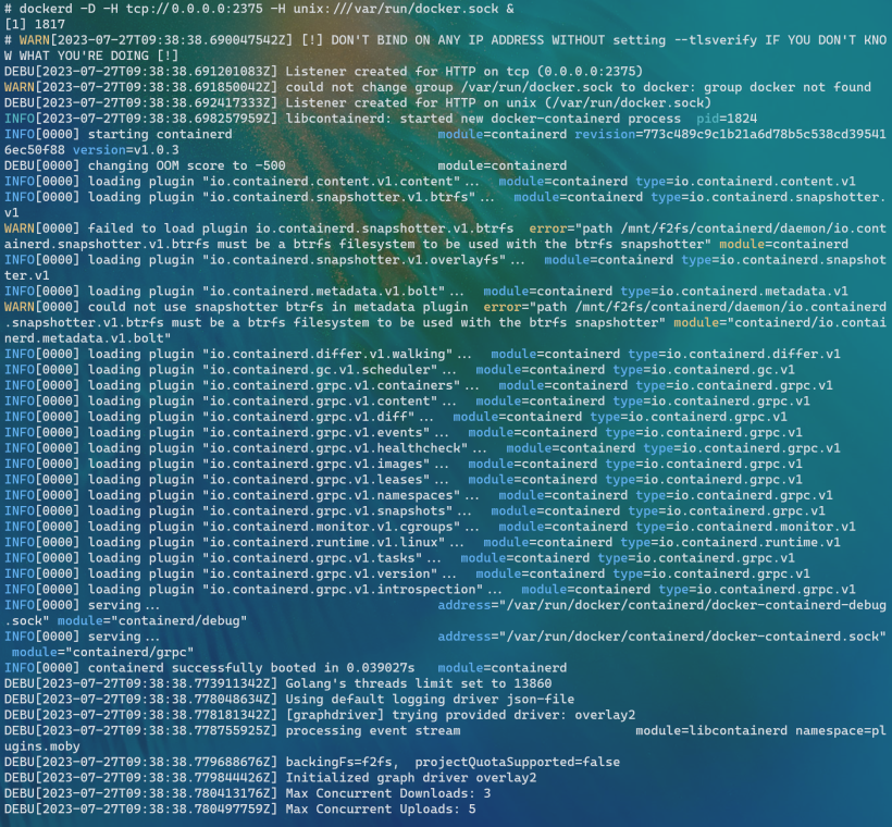 OpenHarmony运行docker详细步骤-开源基础软件社区