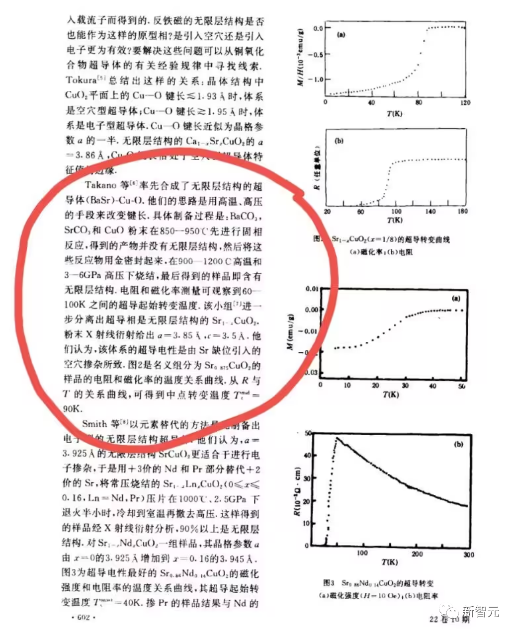 《无限层结构的高Tc氧化物超导体》