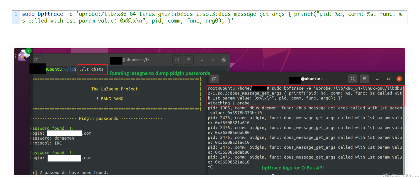 使用bpftrace监控D-Bus API