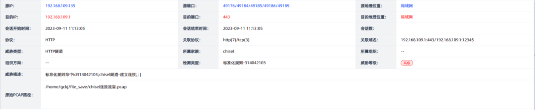 图 6 Chisel检出结果