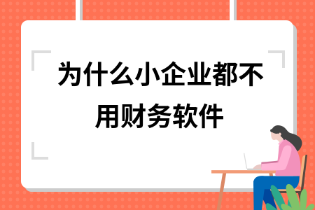 为什么小企业都不用财务软件