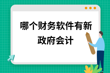 哪个财务软件有新政府会计