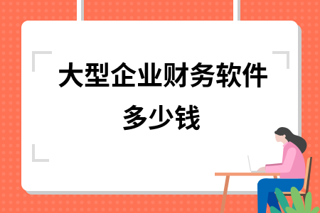 大型企业财务软件多少钱