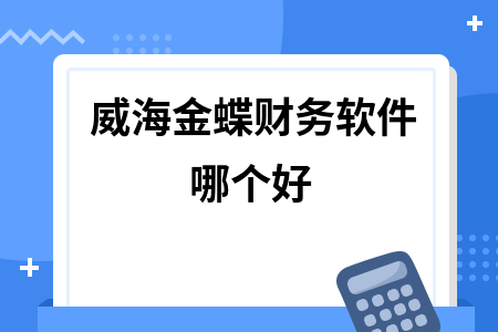 威海金蝶财务软件哪个好