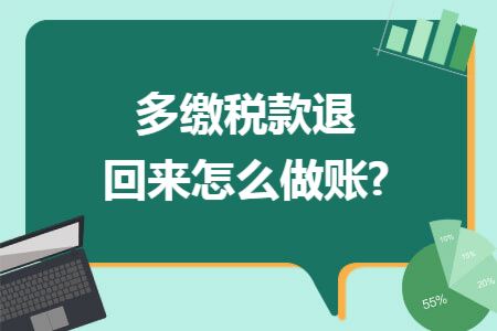 多缴税款退回来怎么做账?