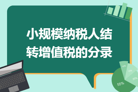 小规模纳税人结转增值税的分录