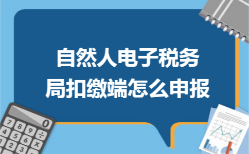 自然人电子税务局扣缴端怎么申报