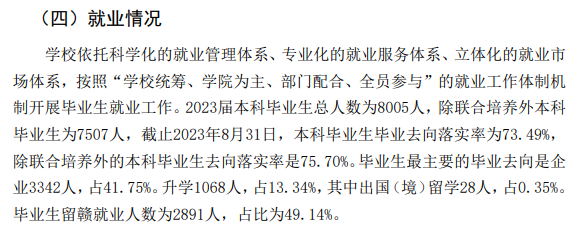 九江学院就业率及就业前景怎么样