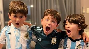 球王梅西二儿子的趣事