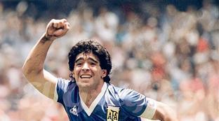 马拉多纳最精彩的一球