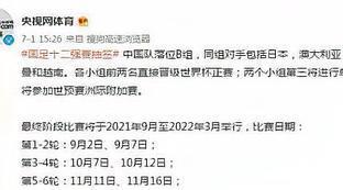 中国国足12强赛赛程表