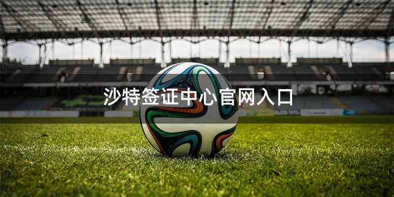 沙特签证中心官网入口