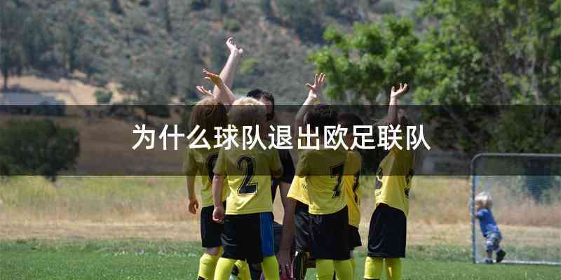 为什么球队退出欧足联队