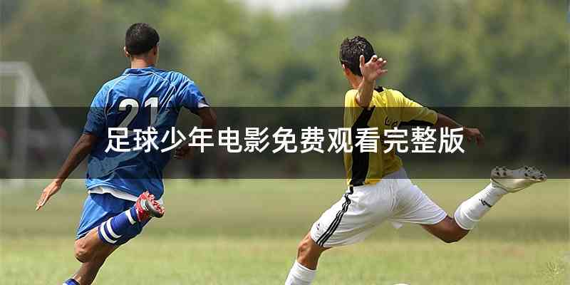足球少年电影免费观看完整版